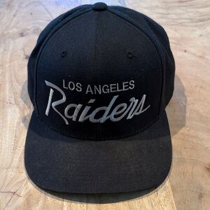 Los Angeles Raiders Black Cap